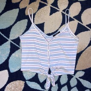 Cute striped tank top, size M